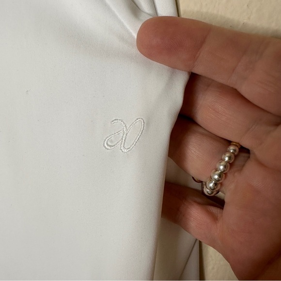 Aday Something Tailored Shirt in White Size L - Picture 8 of 12